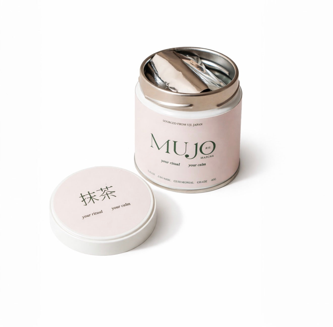 Mujo Matcha 40g Tin (Ceremonial Grade)